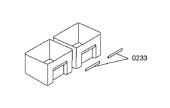 Χειρολαβή φρουτολεκάνης ψυγείου BOSCH / SIEMENS original