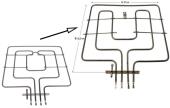 Αντίσταση 220volt, 2700watt άνω φούρνου κουζίνας SIEMENS / BOSCH ...