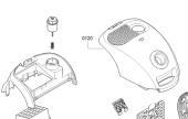 Καπάκι ηλεκτρικής σκούπας BOSCH / SIEMENS original