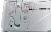 Πρόσοψη φριτέζας DELONGHI original