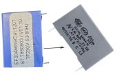 Πυκνωτής 26X16X7mm τραπεζοειδής 0,47μF 275VAC - απόσταση επαφών 22,5mm