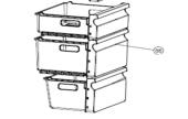 Συρτάρι μεσαίο κατάψυξης ψυγείου DELONGHI / HISENSE ... original
