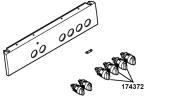 Κουμπί καφέ χρώμα, εστίας κουζίνας BOSCH original