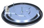 Εστία με φίς, κουζίνας μεγάλη 2000watt, 220volt, Φ220 D235mm μικρό προφίλ 5mm