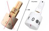 Κουμπί διπλής εστίας κουζίνας BOSCH - 3D printed
