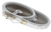 Εστία κεραμική διπλή οβάλ 2400w, 220volt, Φ285 X 192mm SIEMENS ... original
